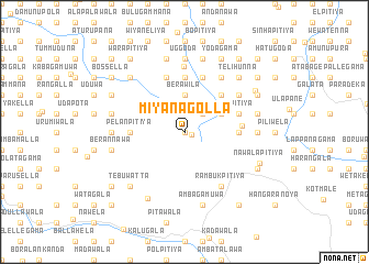 map of Miyanagolla