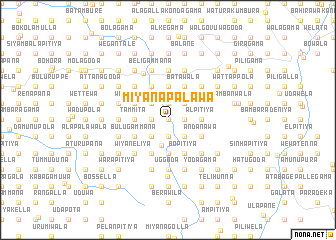 map of Miyanapalawa