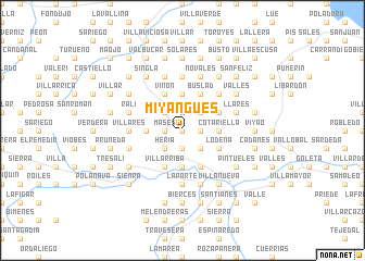 map of Miyangües