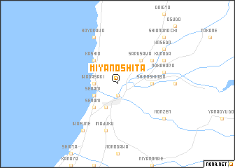 map of Miyanoshita