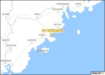 map of Miyanoura