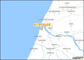 map of Miyanoura