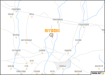 map of Miyaoki