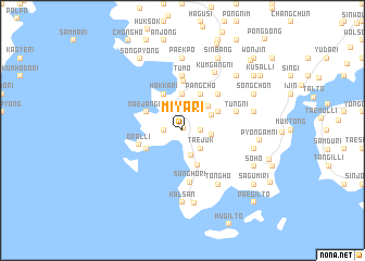 map of Miya-ri