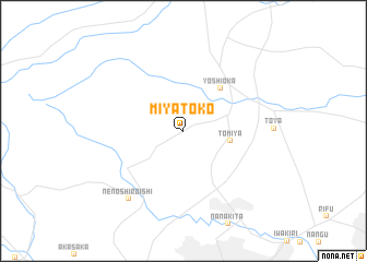 map of Miyatoko