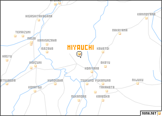 map of Miyauchi