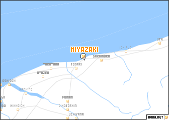 map of Miyazaki