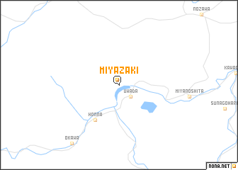 map of Miyazaki