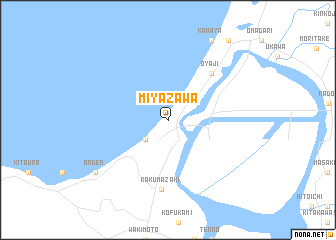 map of Miyazawa