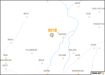 map of Mīya