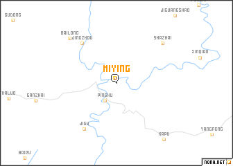 map of Miying