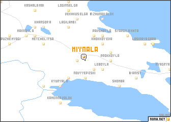 map of Miynala