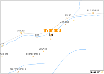 map of Miyonadu