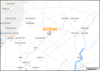 map of Miyoshi