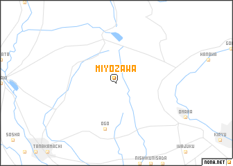 map of Miyozawa