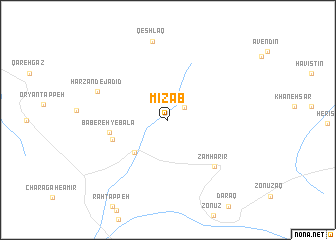 map of Mīzāb