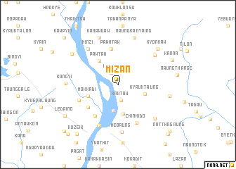 map of Mizan