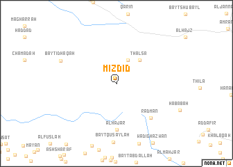 map of Mizdid