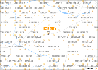 map of Mizeray