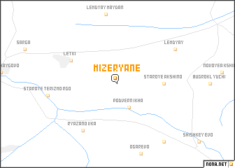 map of Mizeryane