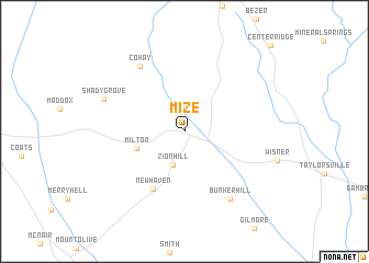 map of Mize