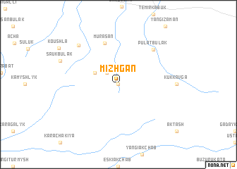 map of Mizhgan