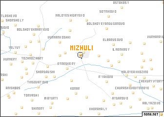 map of Mizhuli