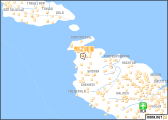 map of Miżieb