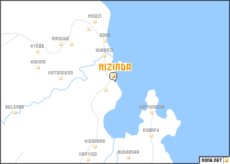 map of Mizinda