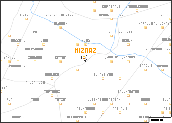 map of Miznâz