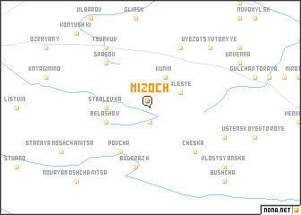 map of Mizoch