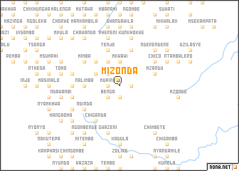 map of Mizonda