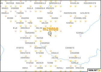 map of Mizondo