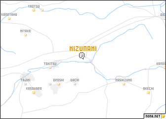 map of Mizunami