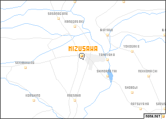 map of Mizusawa