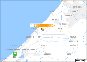 map of Mizushimamachi