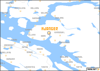 map of Mjånger