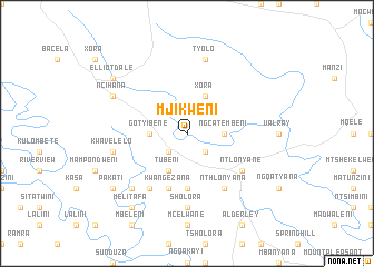 map of Mjikweni