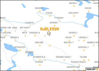 map of Mjölerum