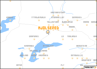 map of Mjölsered