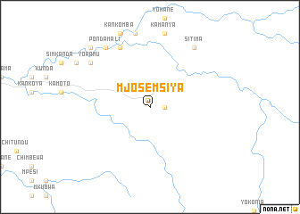 map of Mjose Msiya