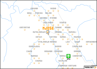 map of Mjose