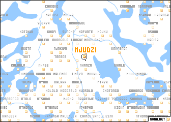 map of Mjudzi