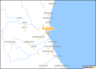 map of Mjuwa