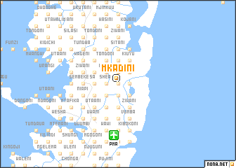 map of Mkadini