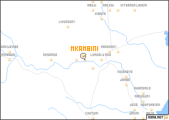 map of Mkambini