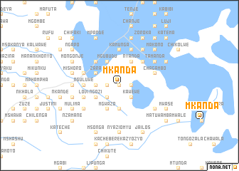 map of Mkanda