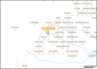 map of Mkanda