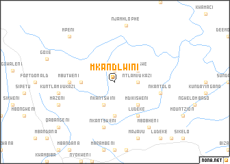 map of Mkandlwini