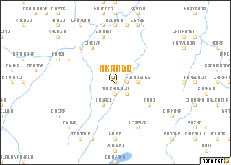 map of Mkando